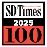 SD Times 2025 100 Award badge