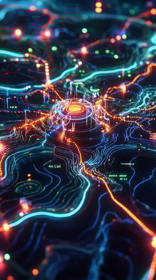 stylize image depicting complicated systems