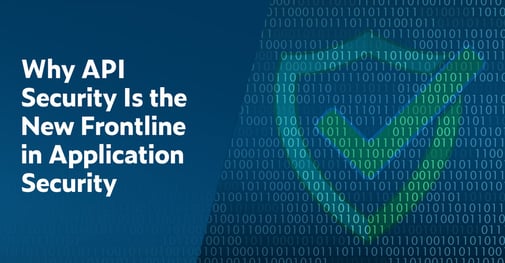 Image to the right of title has repeating binary code in the background with a large green shield and checkmark in the forefront.