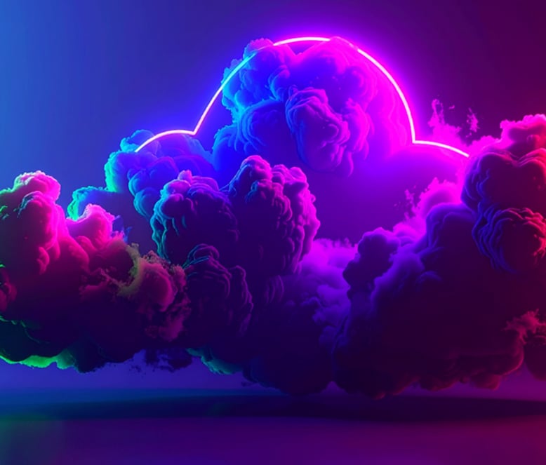 Vibrant cloud image