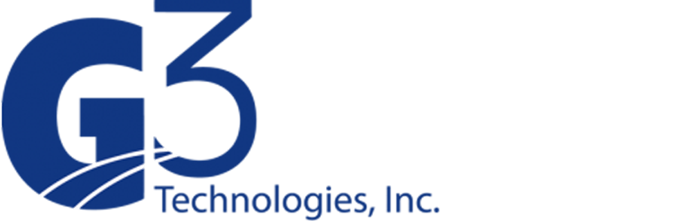 Logo for G3 technologies