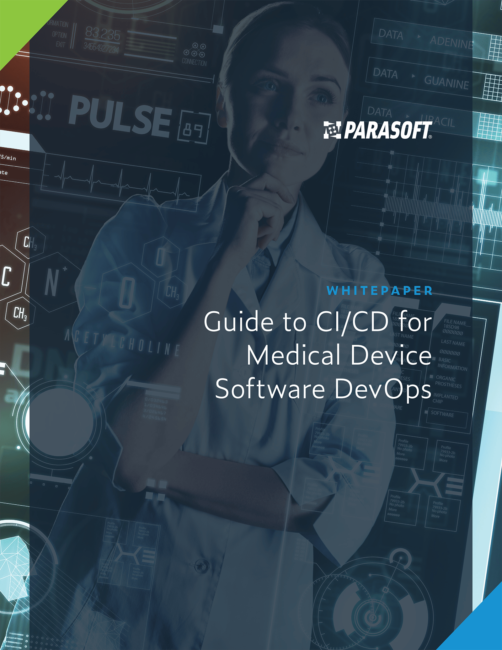 Guide to CI/CD for Medical Device Software DevOps whitepaper cover image